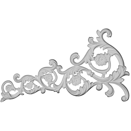 Ekena Millwork 19 1/8"W x 11"H x 5/8"P Avery Onlay, Left ONL19X11X01AV-L